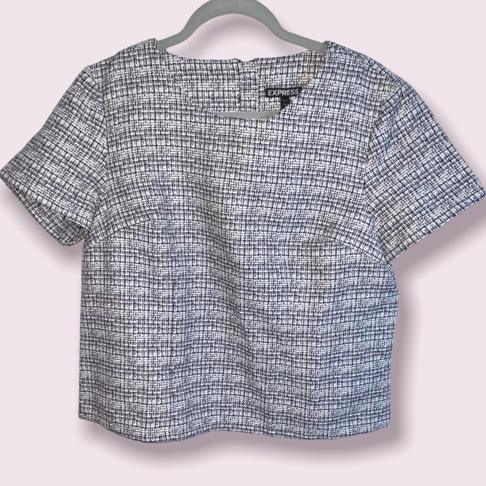 Woven style express boxy blouse